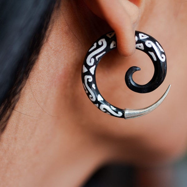 Fake Gauge Earrings Etsy