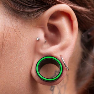 Soft Silicone Flesh Tunnels Ear Plug flexible Stretcher