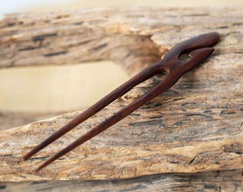 Wooden Hair Stick – Handmade Hair Stick, Bun Holder for Long Hair, Minimalist Hair Pin, Boho Hair Accessory