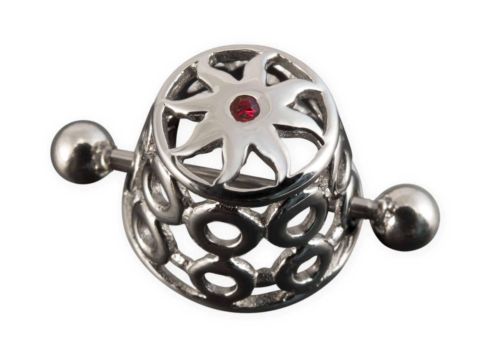 Intimate Rings Metal Nipple Piercing Made of 316L Stainless Steel - Intimate Jewelry With ...