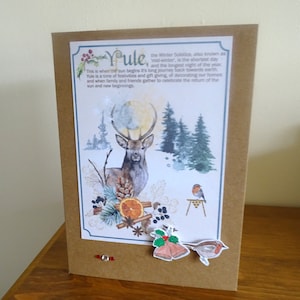 Yule Greeting Card,  Winter Solstice Greeting Card, Wiccan Greeting Card, Yule Card for Witches, Winter Solstice, Yule, Wiccan