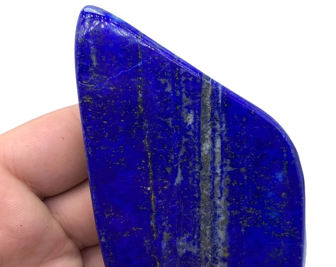 258g Lapis Lazuli, Lapis Lazuli Free Form, Lapis Free Form, Lapis Blue Free Form, Lapis Lazuli Display, Lapis Lazuli Blue Free Form, Lapis