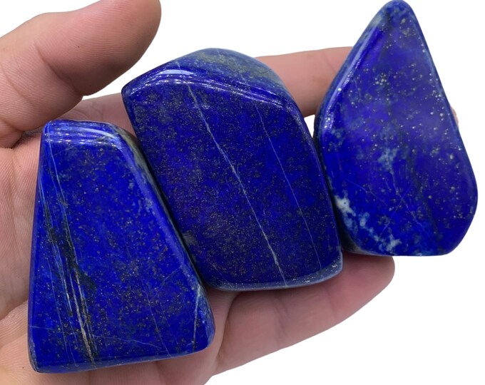 3 Pieces Lapis Lazuli, Lapis Lazuli Free Form, Lapis Free Form, Lapis Blue Free Form, Lapis Lazuli Display, Lapis Lazuli Blue Free Form 442g