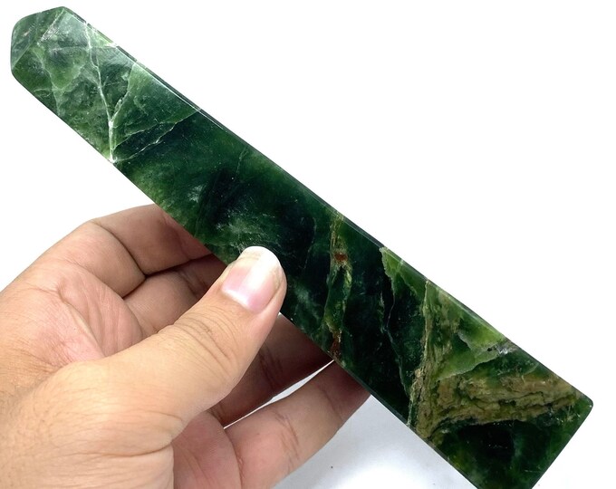 455g Green Color Afghan Jade, Green Afghan Jade Towers, Jade Towers, Green Jade Towers, Jade Obelisks, Jade Stone Obelisk, Green Jade, Jade