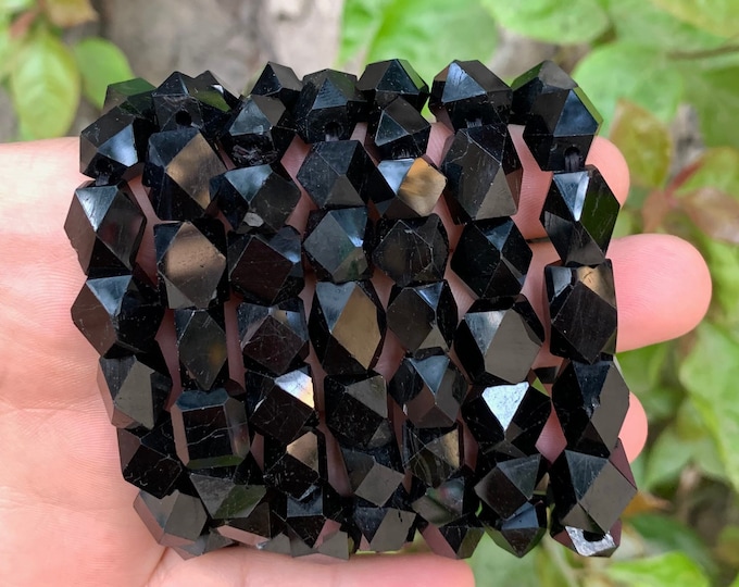 Top Quality Polished Black Tourmaline Beads Bracelets, Black Tourmaline, Tourmaline Bracelets, Tourmaline Beads Bracelet, Black Tourmaline