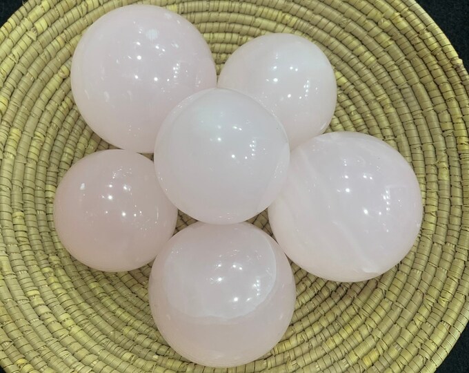 Great Quality Pink Color Calcite Sphere, Calcite Stone, Calcite Sphere, Pink Calcite Stone, Pink Calcite Ball, Calcite Ball, Mangano Calcite