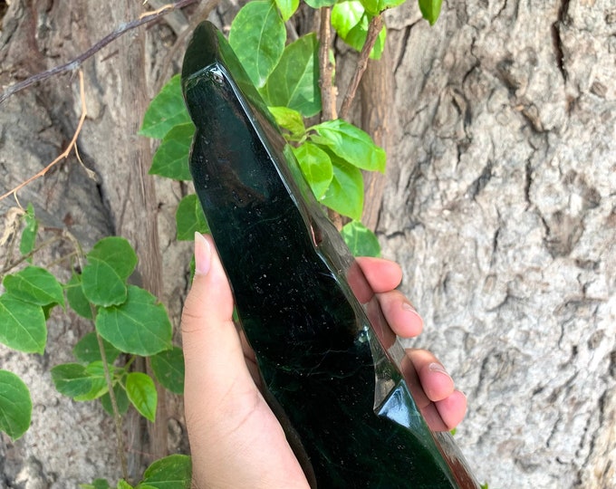 1295g Nephrite Jade, Nephrite Jade Free Form, Green Nephrite Jade, Jade Stone, Nephrite Jade Stone, Jade Free Freeform, Nephrite Jade, Jade