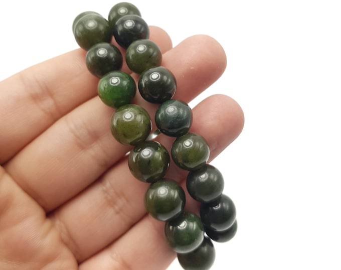 Nephrite Jade, Nephrite Jade Beads, Nephrite Beads Bracelets, Jade Beads Bracelets, Jade Beads Bracelets, Nephrite Beads, Green Jade Stone