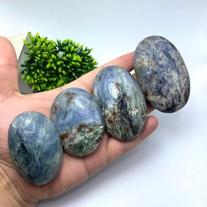 Blue Kyanite Palm Stone, Kyanite Palms, Blue Kyanite, Kyanite Stone, Blue Kyanite Palms, Kyanite Gemstone, Kyanite Palm Stone, Kyanite