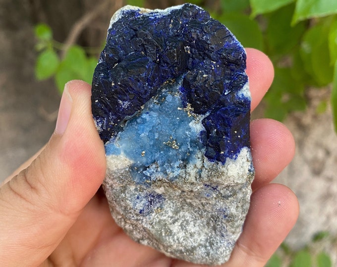 Lapis Lazurite & Afghanite Combined Specimen, Lapis Lazurite Specimen, Lapis Lazurite, Lapis Lazuli Specimen, Afghanite - 154 Grams