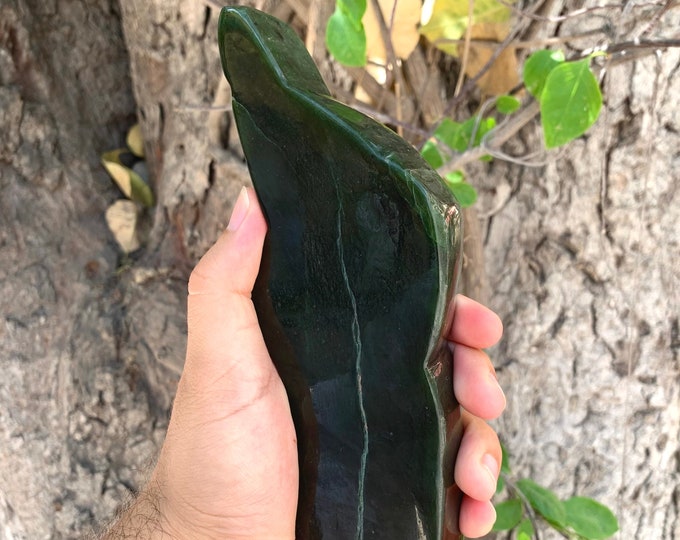 803g Nephrite Jade, Nephrite Jade Free Form, Green Nephrite Jade, Jade Stone, Nephrite Jade Stone, Jade Free Freeform, Nephrite Jade, Jade