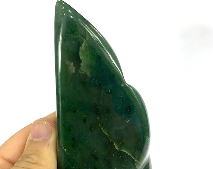 Top Quality Green Nephrite Jade, Nephrite Jade Free Form, Nephrite Jade, Jade, Nephrite Jade Stone, Jade Free Freeform, Nephrite, Jade, 405g