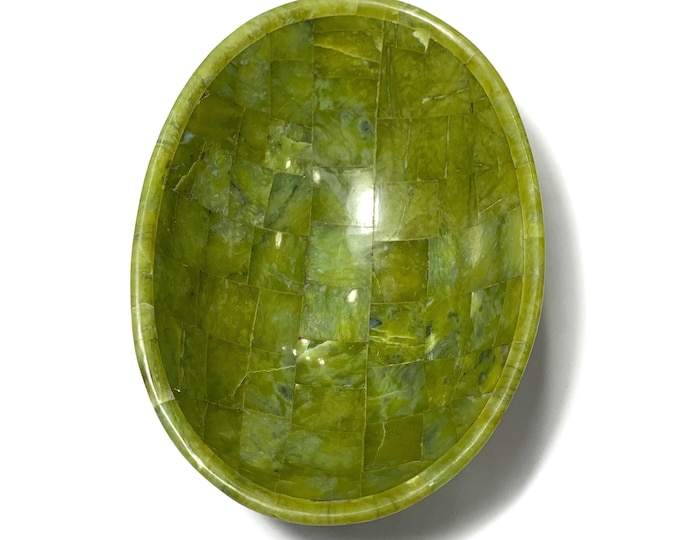 440g Beautiful Shah Maqsood Jade Oval Bowl, Shah Maqsood Bowl, Jade Bowl, Jade Decoration Bowl, Jade Bowl For Dry Fruits, Jade Stone Bowl