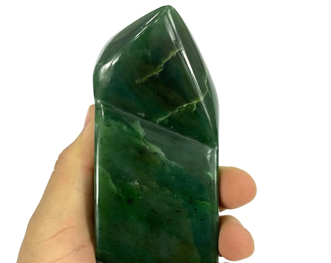 420g Best Quality Green Nephrite Jade, Nephrite Jade Free Form, Nephrite Jade, Jade, Nephrite Jade Stone, Jade Free Freeform, Nephrite, Jade