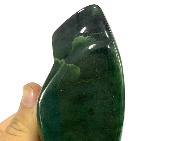 Top Quality Green Nephrite Jade, Nephrite Jade Free Form, Nephrite Jade, Jade, Nephrite Jade Stone, Jade Free Freeform, Nephrite, Jade, 240g