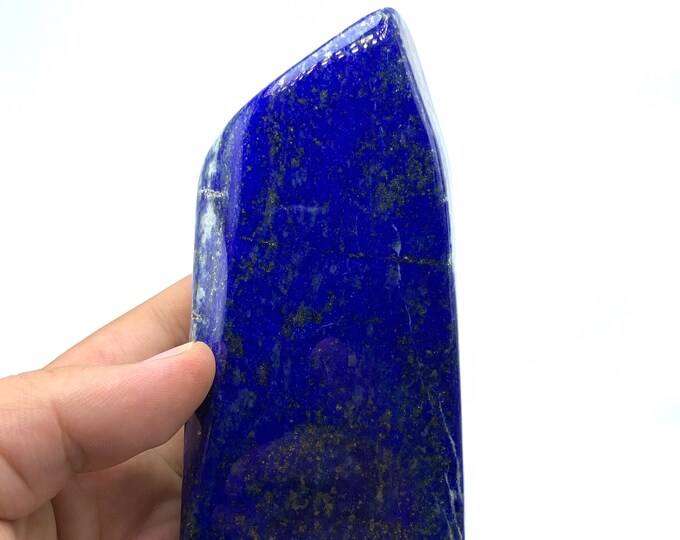 Beautiful Blue Color Lapis Lazuli Free Form,  Lapis Lazuli, Lapis Free Form, Lapis Lazuli Stone, Lapis Stone Free Form, Lapis Display 505g