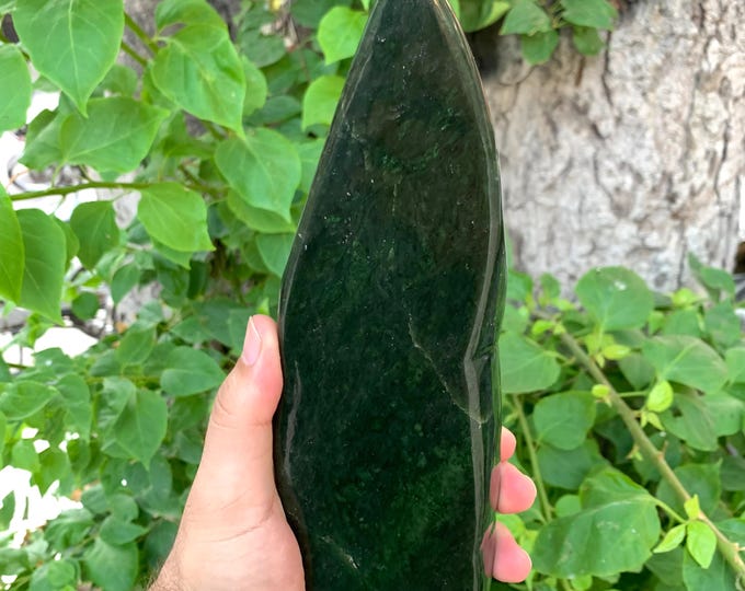1335g Beautiful Natural Dark Green Nephrite Jade Free Form, Nephrite Jade, Nephrite Jade Free Form, Nephrite Free Form, Jade Free Form
