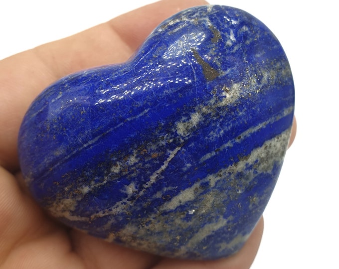125 Grams Beautiful Lapis Lazuli Heart, Lapis Stone Heart, Lapis Heart Stone, Lapis Lazuli, Lapis Crystal Heart