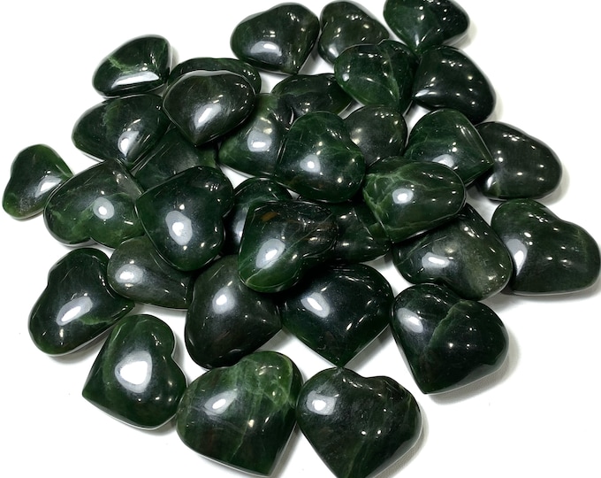 Beautiful Nephrite Jade Hearts, Nephrite Jade Heart, Jade Heart, Jade Hearts, Nephrite Jade Hearts, Nephrite Stone Hearts, Nephrite Jade