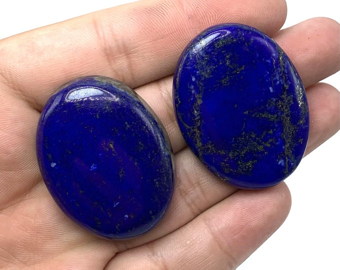 Lapis Lazuli Cabochons, Lapis Cabochons, Lapis Lazuli Cabs, Lapis Blue Cabochons, Blue Lapis Cabochons, Lapis Oval Cabochons, Lapis Lazuli