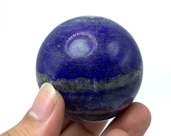 265 Grams Best Quality Lapis Lazuli Sphere, Lapis Sphere, Lapis Lazuli Ball, Lapis Lazuli Sphere, Lapis Crystal Sphere, Lapis Crystal Ball
