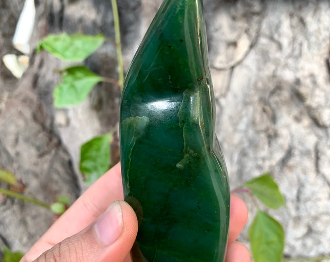 263g Best Quality Green Nephrite Jade, Nephrite Jade Free Form, Nephrite Jade, Jade, Nephrite Jade Stone, Jade Free Freeform, Nephrite, Jade
