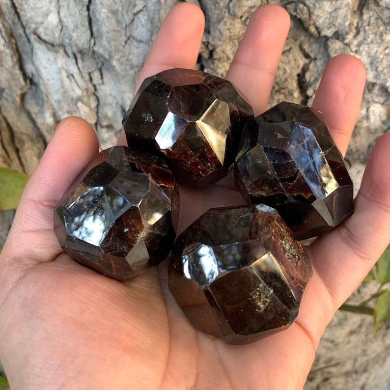 Top Quality Red Almandine Faceted Garnet, Faceted Almandine Garnet, Almandine Faceted Garnet, Polished Almandine Garnet, Garnet Stone image 1