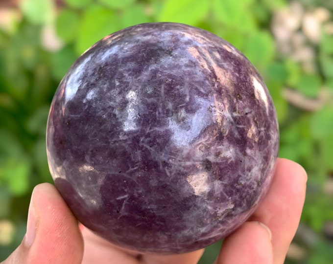 Amazing Quality Pink Color Lepidolite Ball,Sphere, Lepidolite Ball, Lepidolite Crystal, Lepidolite Sphere, Pink Lepidolite