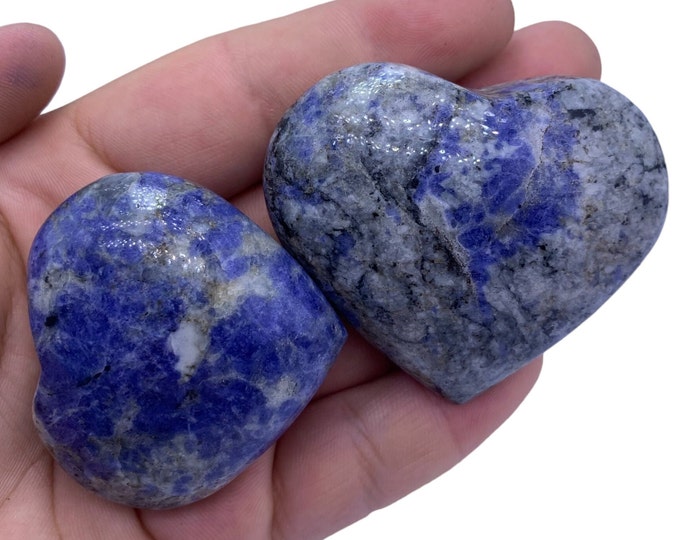 Beautiful Blue Color K2 Jasper Heart, K2 Jasper, K2 Azurite Heart, K2 Azurite Heart, K2 Jasper Stone