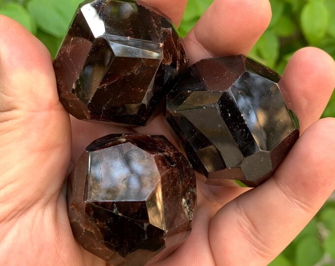3 Pcs Best Quality Red Almandine Faceted Garnet, Faceted Almandine Garnet, Almandine Faceted Garnet, Polished Almandine Garnet, Garnet Stone