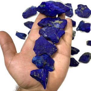 Best Quality Raw Lapis Lazuli, Mine 4 Pieces, Lapis Lazuli, Raw Lapis Lazuli, Lapis Lazuli Rough Stone, Rough Lapis Lazuli, Rough Lapis image 4