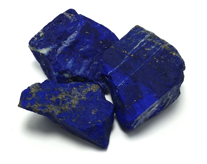 Amazing Quality Blue Color Lapis Lazuli Raw/Rough ,Lapis Rough, Lapis Stone, Lapis Raw Crystals ,Lapis Lazuli Rough/Raw Stone 3 Pcs