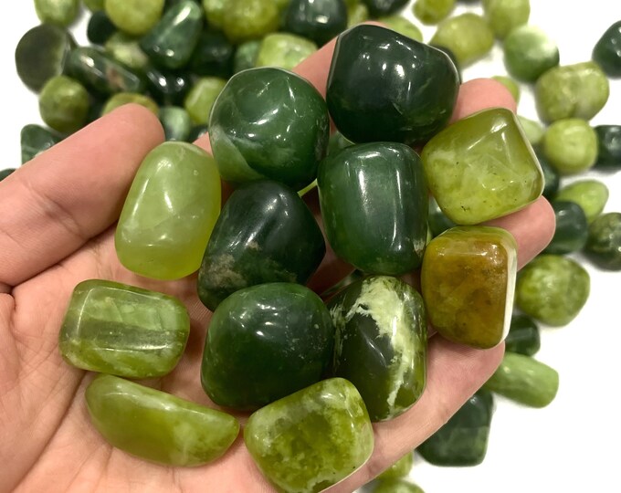 Beautiful Green And Yellow Jade Tumbles, Green Jade Tumbles, Yellow Jade Tumbles, Jade Tumbles, Jade Stone Tumbles, Tumbles, Green Jade