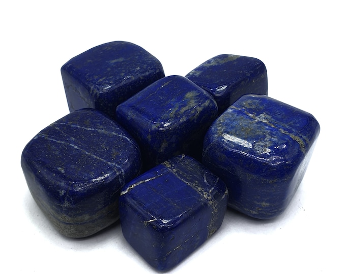 6 Pcs Super Quality Lapis Lazuli Big Size Tumbles, Lapis Tumbles, Lapis Lazuli Tumbles, Lapis Tumble, Lapis Tumble Stones, Lapis Crystal