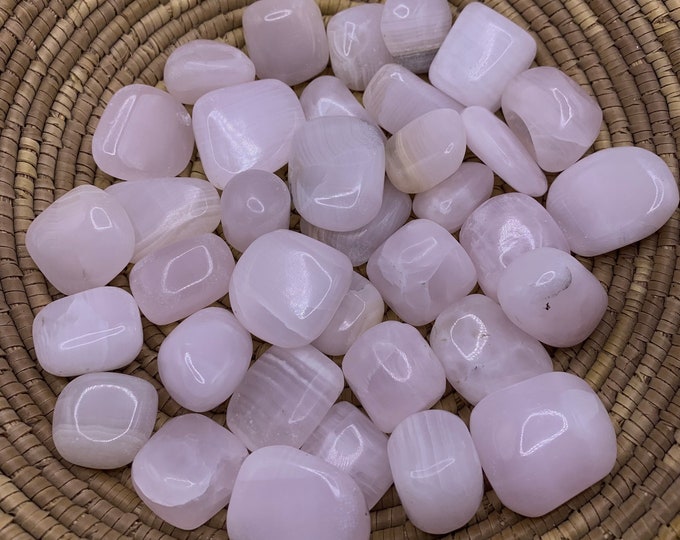 Great Quality Pink Color Calcite Tumbles, Calcite Stone, Calcite Tumbles, Pink Calcite Stone, Pink Calcite Tumbles