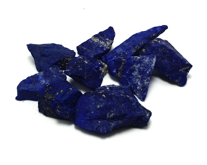 9 Pieces Great Quality Blue Color Lapis Lazuli Raw/Rough ,Lapis Rough, Lapis Stone, Lapis Raw Crystals ,Lapis Lazuli Rough/Raw Stone