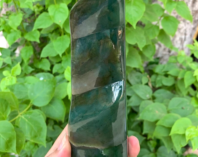 705g Beautiful Green Nephrite Jade Free Form, Nephrite Jade Stone, Nephrite Jade, Nephrite Free Form, Nephrite Jade Free Form, Nephrite Jade