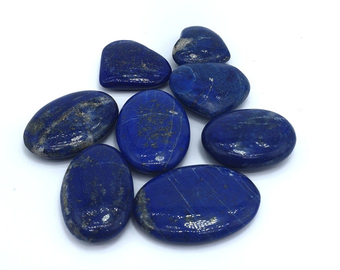130 Grams Beautiful Lapis Lazuli Hearts, Lapis Palms, Lapis Stone Massages, Lapis Hearts Stone, Lapis Lazuli Hearts ,Palms 8 Pieces