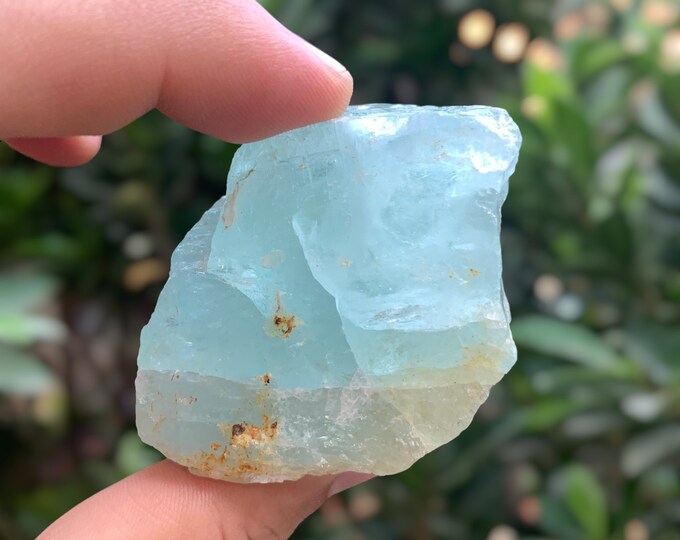 Blue Color Aquamarine Crystal, Blue Aquamarine, Aquamarine Stone, Aquamarine Crystal 104 Grams