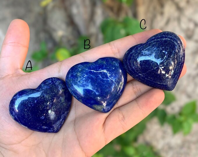 Great Quality Lapis Lazuli Hearts, Lapis Hearts, Lapis Stone Hearts, Lapis Heart Stone, Lapis Lazuli, Lapis Crystal Hearts