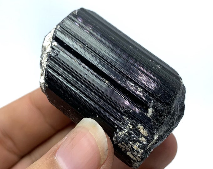 79 Grams Black Tourmaline , Black Tourmaline Crystal, Tourmaline Crystal, Black Tourmaline, Tourmaline, Tourmaline Stone Crystals, Crystals