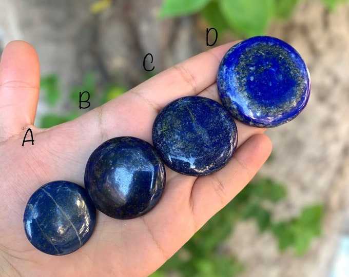 Super Quality Lapis Oval & Round Palms, Lapis Palms, Lapis Lazuli Palms, Lapis Stone Palms, Lapis Palm Stone, Lapis Lazuli Palm Stone