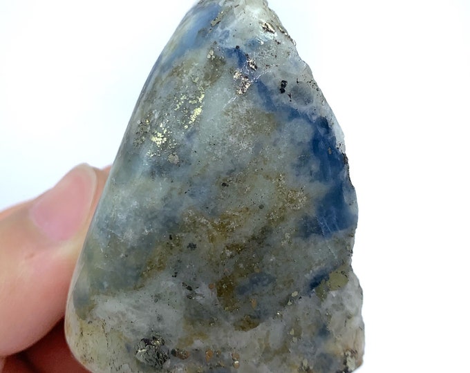 140g Beautiful UV Reactive Hackmanite Two Sides Polished Free Form, Hackmanite Stone, Hackmanite, Fluorescent Hackmanite, Hackmanite Stone