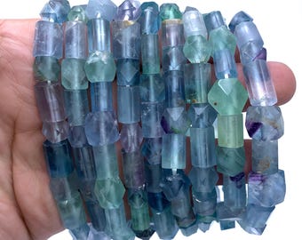 Beautiful Blue Fluorite Faceted Beads Bracelets, Fluorite Bracelets, Fluorite Beads Bracelets, Blue Fluorite Beads Bracelets, Blue Fluorite
