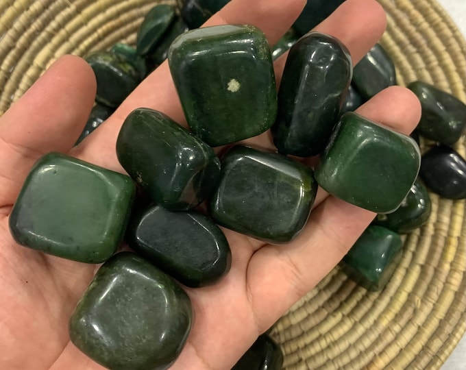 Best Quality Green Nephrite Jade Tumbles, Jade Tumbles, Green Jade Tumbles, Jade Stone Tumbles, Nephrite Jade Tumbles, Jade Tumble, Nephrite