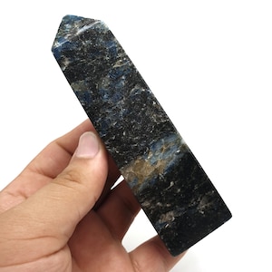 388 Grams Super Quality Blue Color Apatite Tower ,Obelisk, Blue Apatite, Apatite Obelisk, Apatite Tower, Apatite Stone