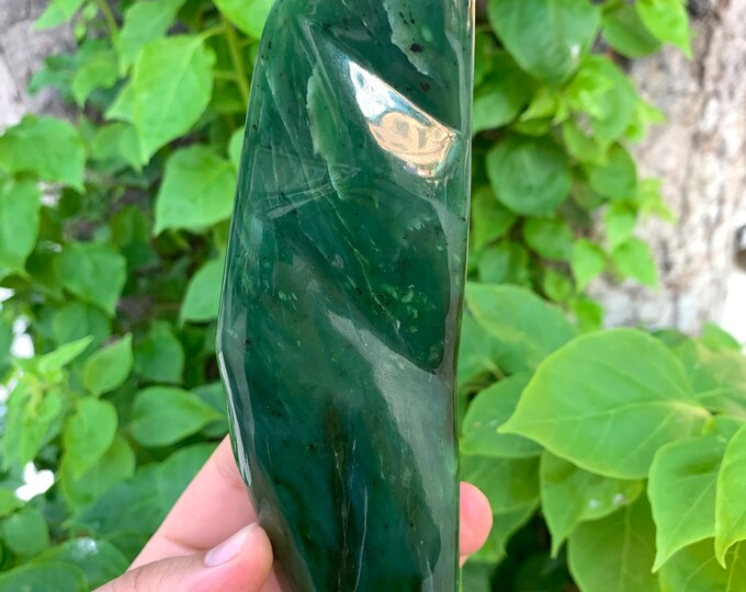 465g Beautiful Green Nephrite Jade Free Form, Nephrite Jade Stone, Nephrite Jade, Nephrite Free Form, Nephrite Jade Free Form, Nephrite Jade