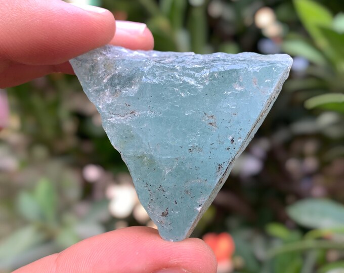 70 Grams Blue Color Aquamarine Crystal, Blue Aquamarine, Aquamarine Stone, Aquamarine Crystal