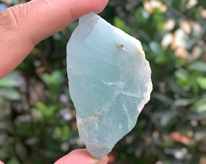 Blue Color Aquamarine Crystal, Blue Aquamarine, Aquamarine Stone, Aquamarine Crystal 90 Grams