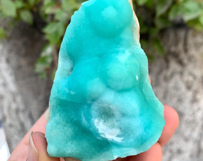 215g Beautiful Blue Aragonite Specimen, Aragonite Stone, Aragonite Specimen, Aragonite Blue Specimen, Specimen, Blue Aragonite Specimen